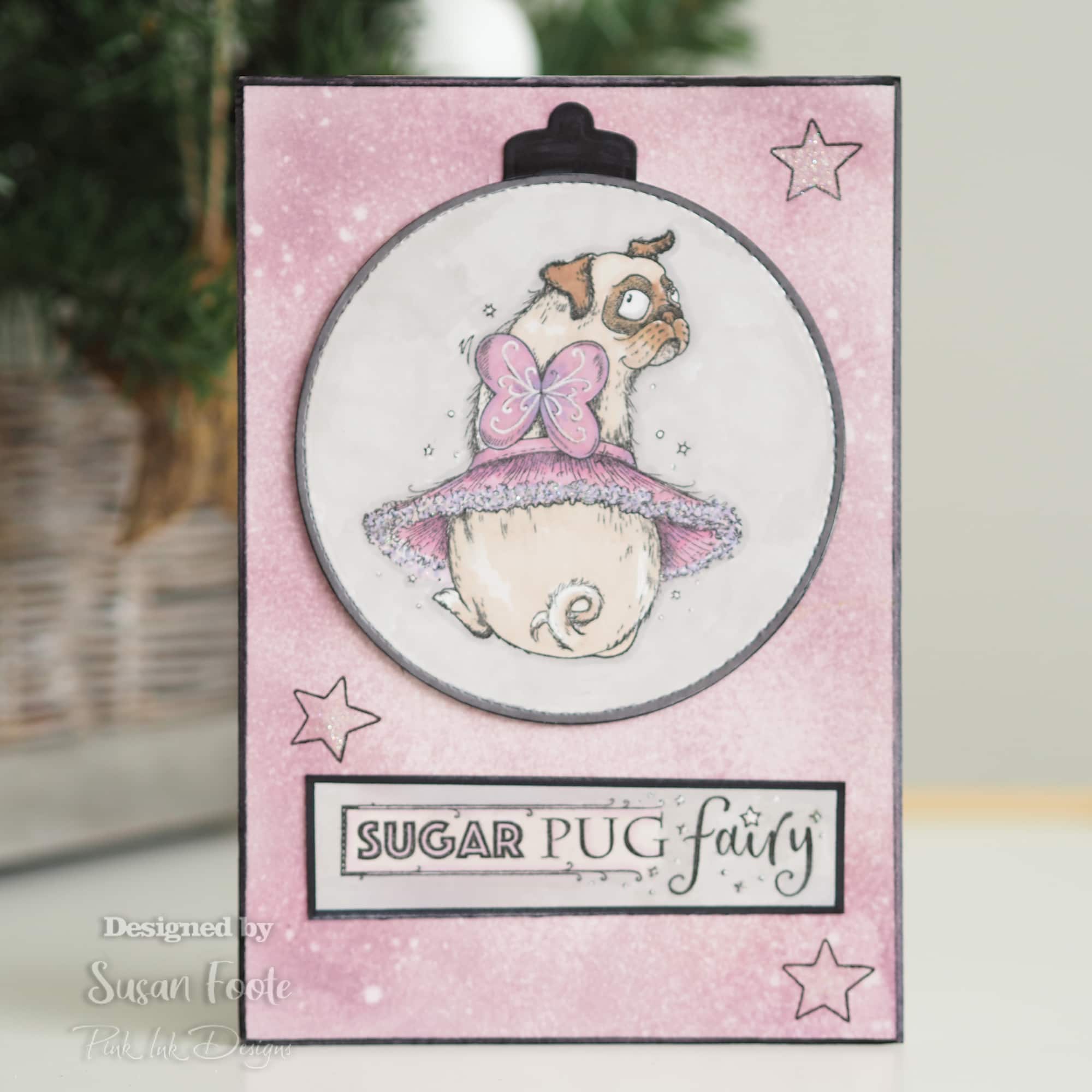 Pink Ink Designs® Christmas Series Pawsome Pooch A5 Clear Stamp Set